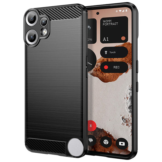 Deksel for Nothing CMF Phone 2 Pro, Techsuit, Karbon, Svart