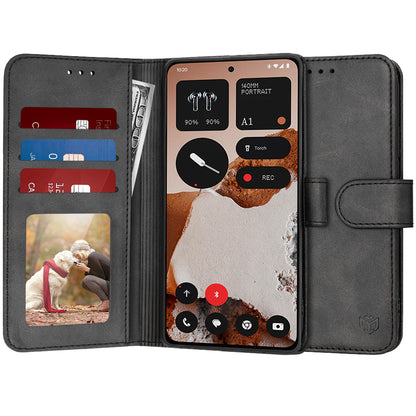 Deksel for Nothing CMF Phone 2 Pro, Techsuit, Diary Book, svart