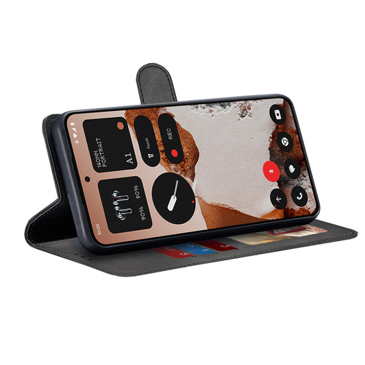 Deksel for Nothing CMF Phone 2 Pro, Techsuit, Diary Book, svart