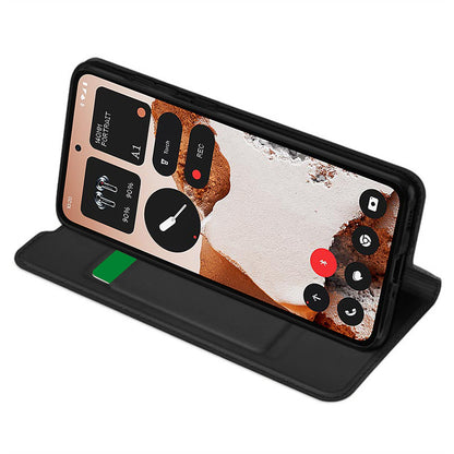 Deksel til Nothing CMF Phone 2 Pro, Techsuit, Magskin Book, svart