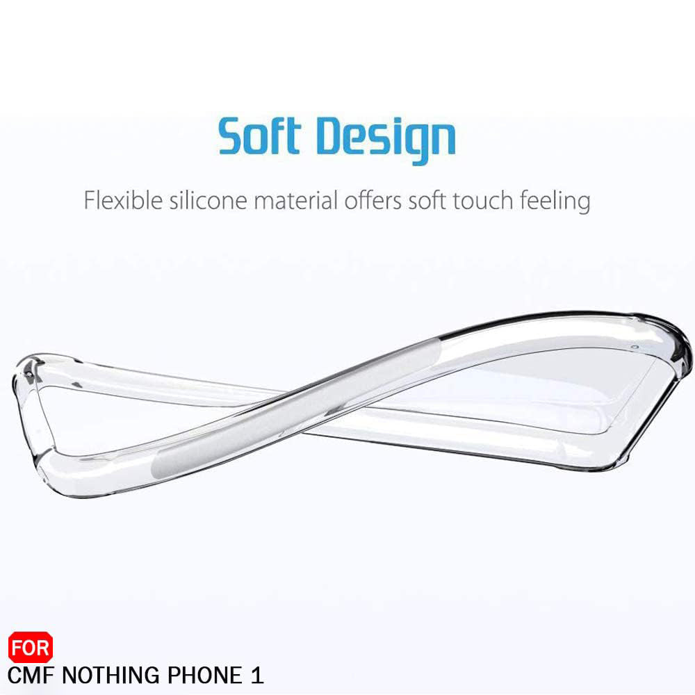 Deksel til Nothing CMF Phone 2 Pro, Techsuit, Støtsikker Klar, Transparent