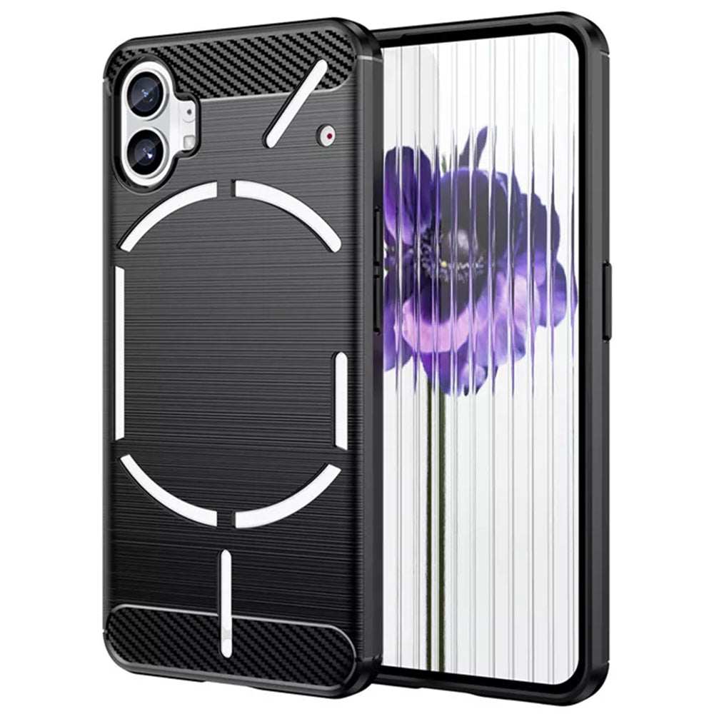 Deksel for Nothing Phone (1), Techsuit, karbon, svart