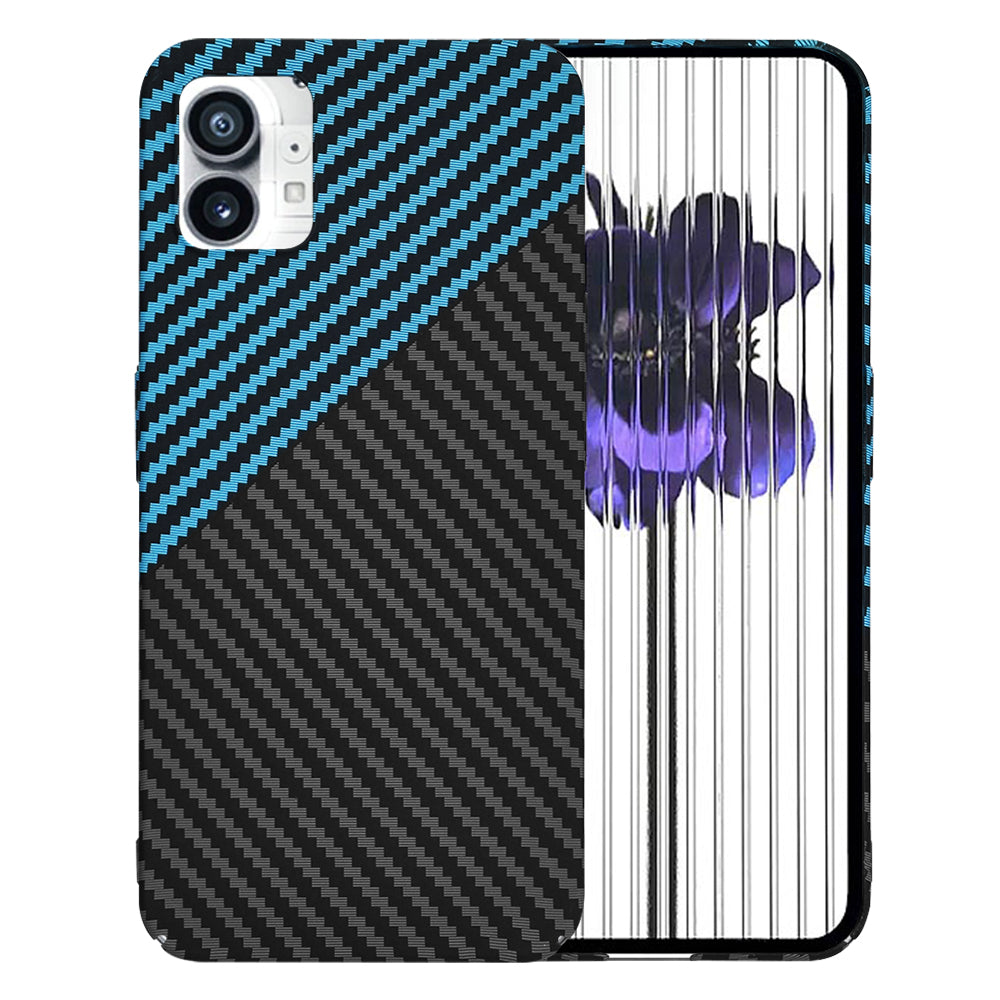 Deksel for Nothing Phone (1), Techsuit, Carbonite FiberShell, Svart Bleu