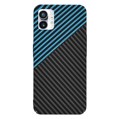 Deksel for Nothing Phone (1), Techsuit, Carbonite FiberShell, Svart Bleu