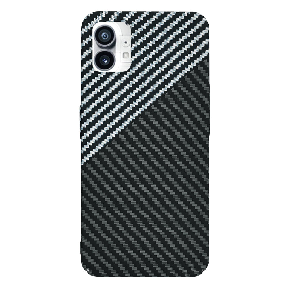 Deksel for Nothing Phone (1), Techsuit, Carbonite FiberShell, Svart Grå