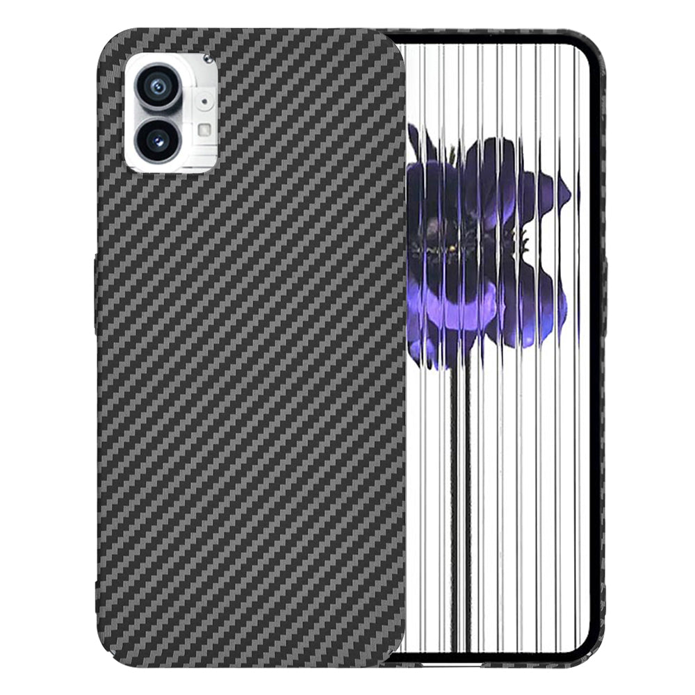 Deksel for Nothing Phone (1), Techsuit, Carbonite FiberShell, Svart