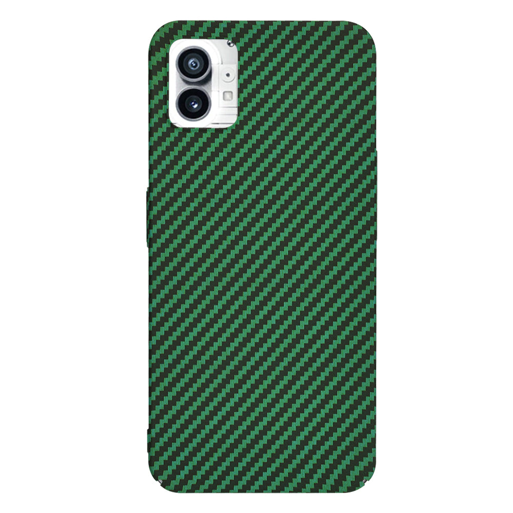 Deksel for Nothing Phone (1), Techsuit, Carbonite FiberShell, Grønn