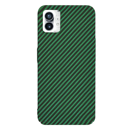 Deksel for Nothing Phone (1), Techsuit, Carbonite FiberShell, Grønn