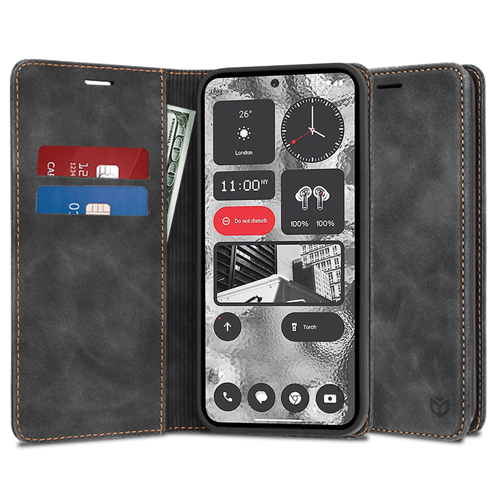 Deksel for Nothing Phone (2), Techsuit, Confy, Svart