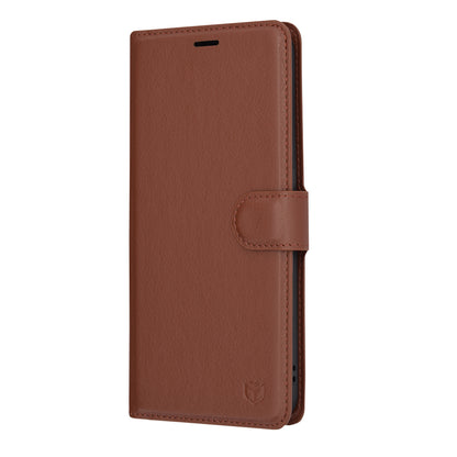 Deksel for Nothing Phone (2), Techsuit, Leather Folio, Brun