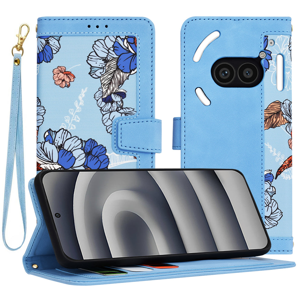 Deksel til Nothing Phone (2a) Plus / Phone (2a), Techsuit, FlipCraft, Blå