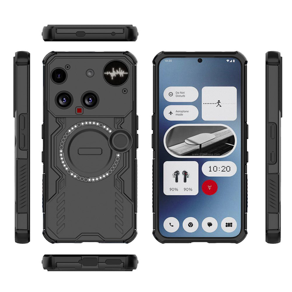 MagSafe-deksel for Nothing Phone (3), Techsuit, ArmorMag, svart