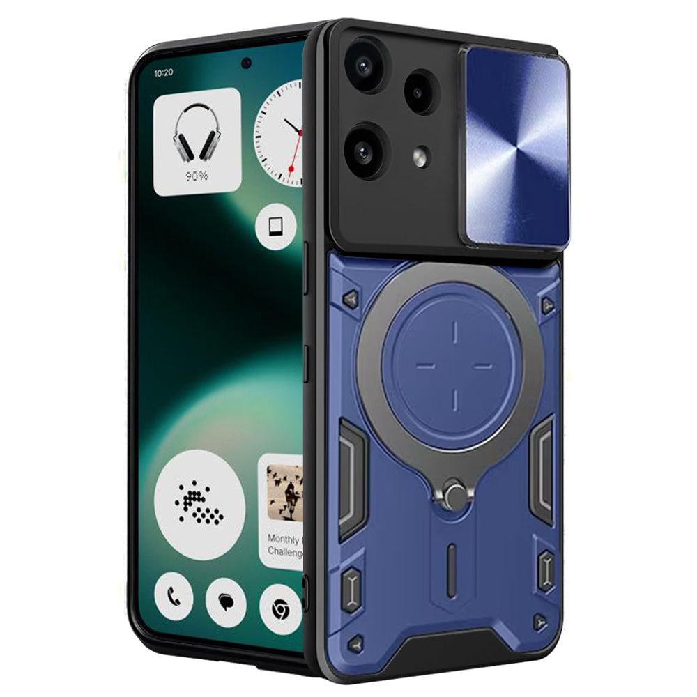 Deksel for Nothing Phone (3a) Lite, Techsuit, CamGuard Pro, Blå