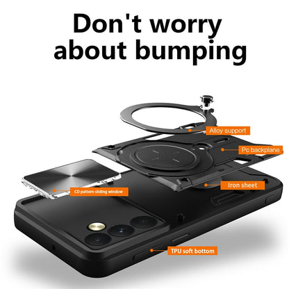 Deksel for Nothing Phone (3a) Lite, Techsuit, CamGuard Pro, Blå