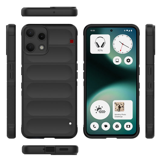 Deksel for Nothing Phone (3a) Lite, Techsuit, Magic Shield, Svart
