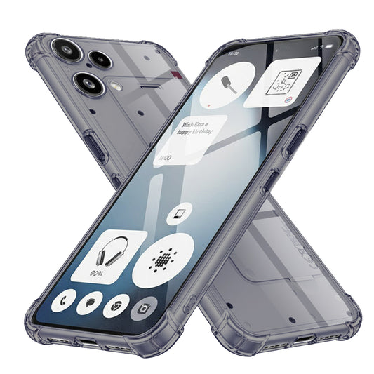Deksel for Nothing Phone (3a) Lite, Techsuit, Shockproof Clear, Svart