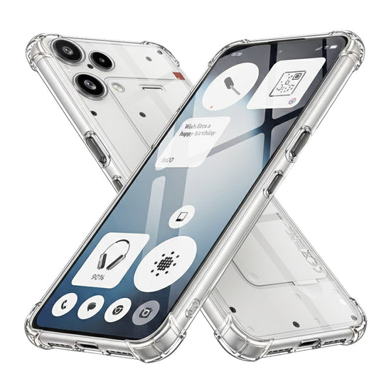 Deksel for Nothing Phone (3a) Lite, Techsuit, Shockproof Clear, Gjennomsiktig