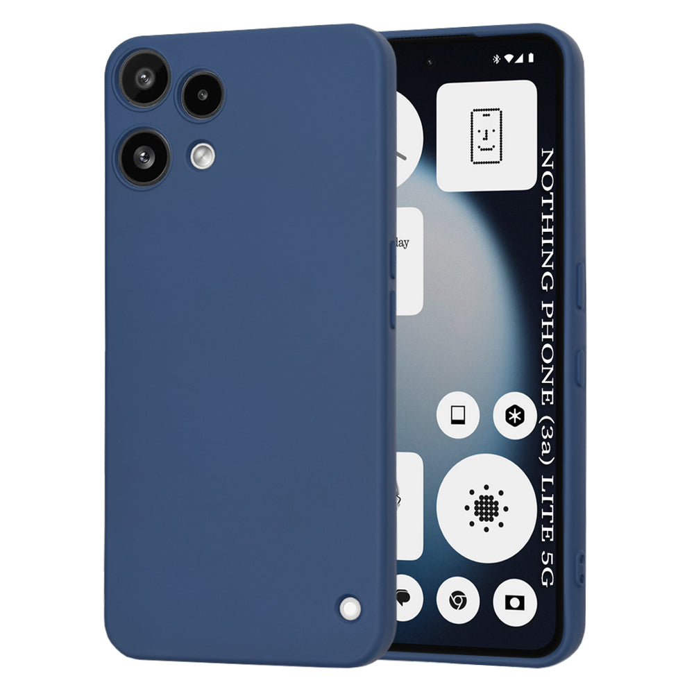 Deksel for Nothing Phone (3a) Lite, Techsuit, SoftFlex, Marineblå