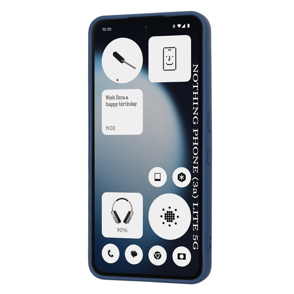 Deksel for Nothing Phone (3a) Lite, Techsuit, SoftFlex, Marineblå