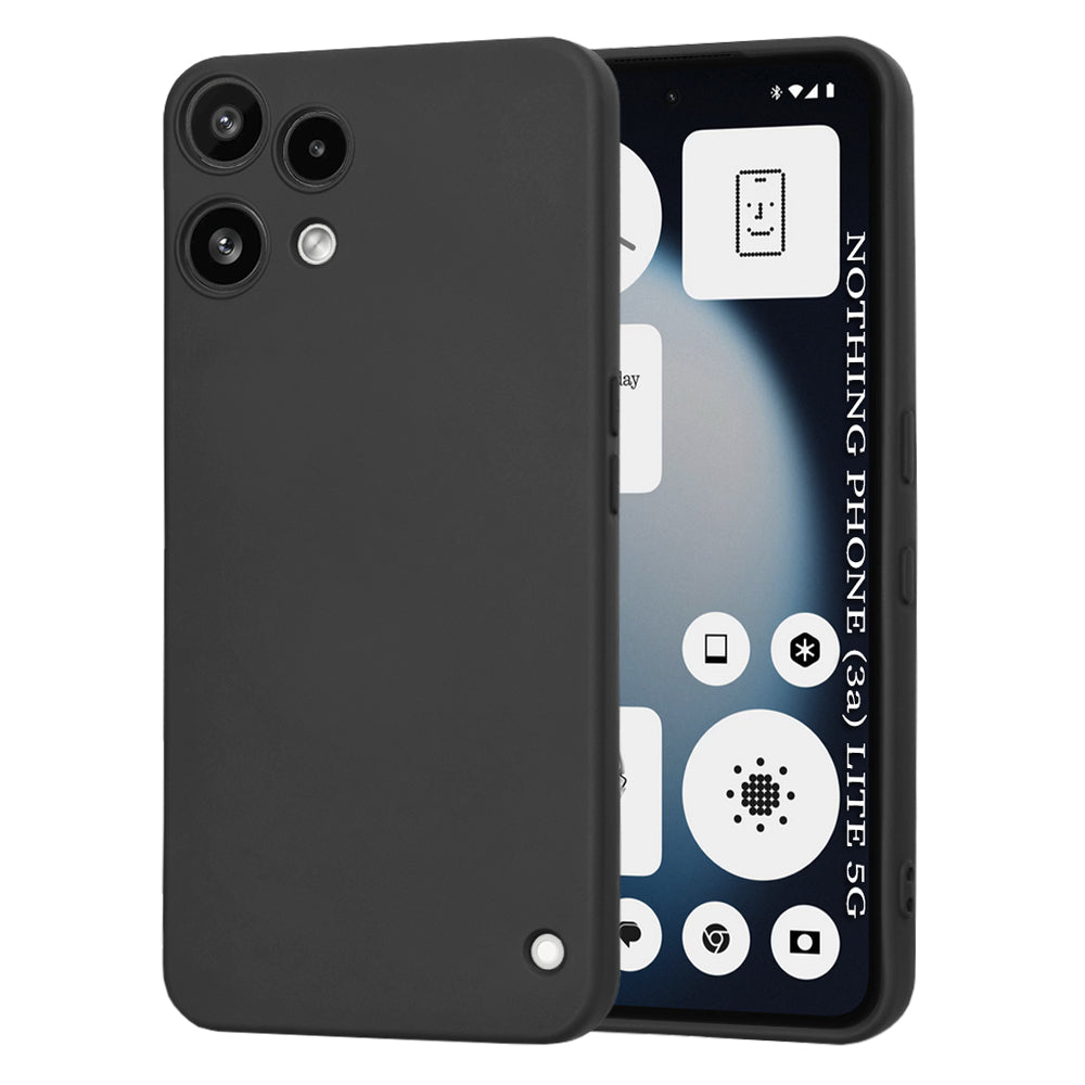 Deksel for Nothing Phone (3a) Lite, Techsuit, SoftFlex, Svart