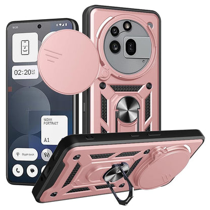 Deksel til Nothing Phone (3a) Pro, Techsuit, CamShield, Rosa