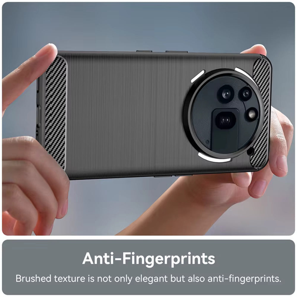Deksel for Nothing Phone (3a) Pro, Techsuit, Karbon, Blå