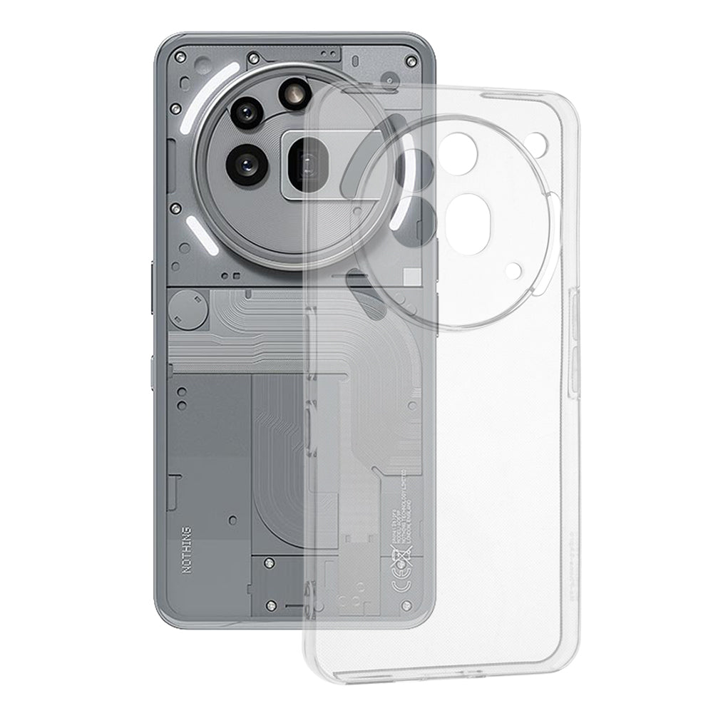 Deksel for Nothing Phone (3a) Pro, Techsuit, Klar, Transparent