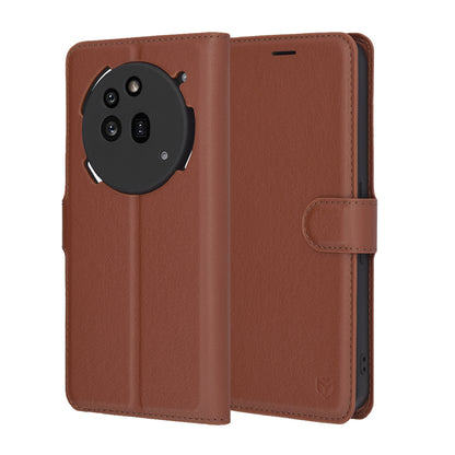 Deksel for Nothing Phone (3a) Pro, Techsuit, Leather Folio, Brun