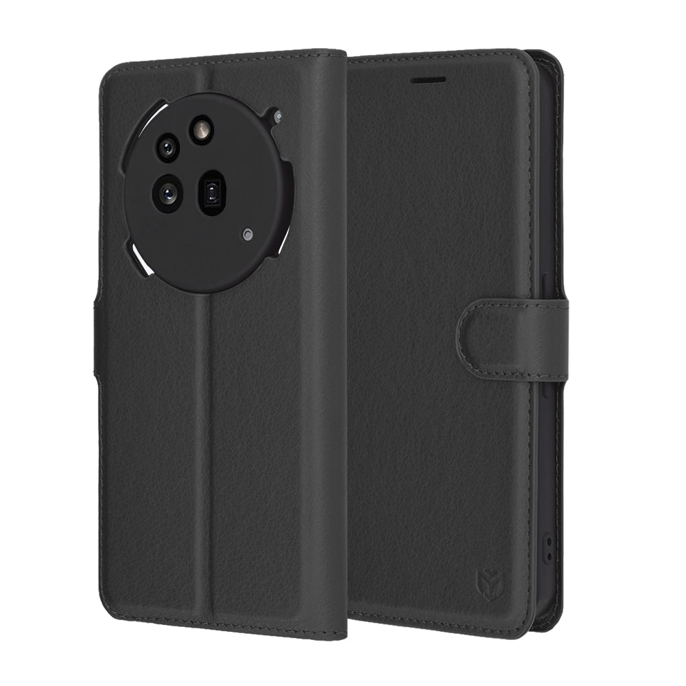 Deksel for Nothing Phone (3a) Pro, Techsuit, Leather Folio, Svart