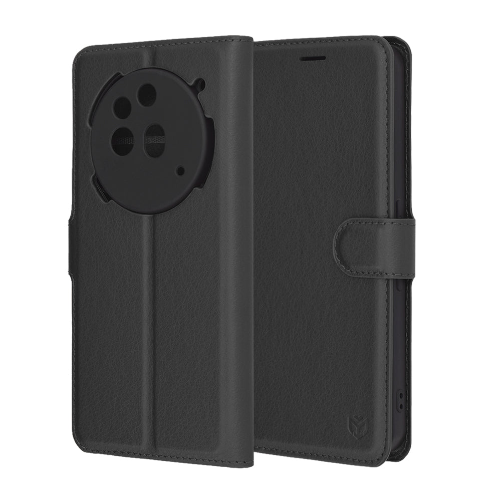 Deksel for Nothing Phone (3a) Pro, Techsuit, Leather Folio, Svart