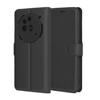 Deksel for Nothing Phone (3a) Pro, Techsuit, Leather Folio, Svart