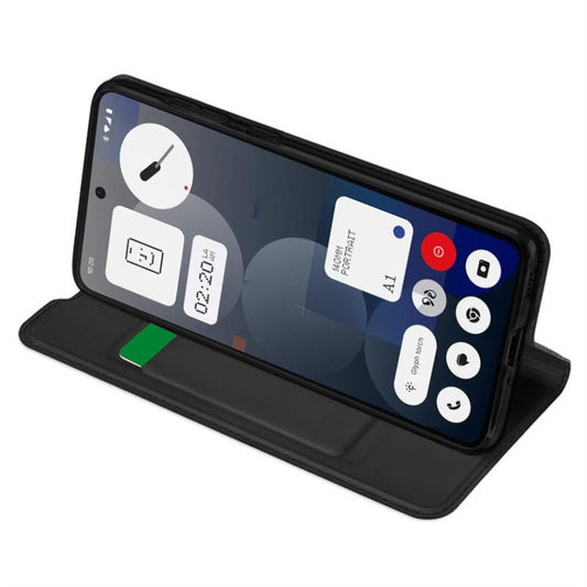 Deksel til Nothing Phone (3a) Pro, Techsuit, Magskin Book, Svart
