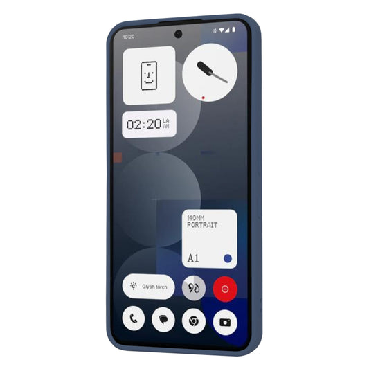 Deksel til Nothing Phone (3a) Pro, Techsuit, SoftFlex, Marineblå