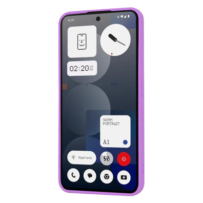 Deksel til Nothing Phone (3a) Pro, Techsuit, SoftFlex, Lilla