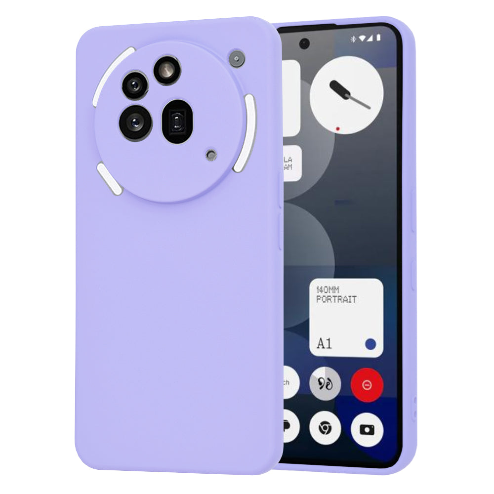 Deksel til Nothing Phone (3a) Pro, Techsuit, SoftFlex, Lys lilla
