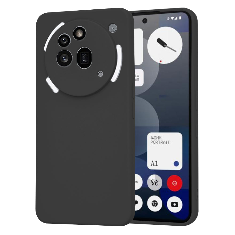 Deksel til Nothing Phone (3a) Pro, Techsuit, SoftFlex, Svart