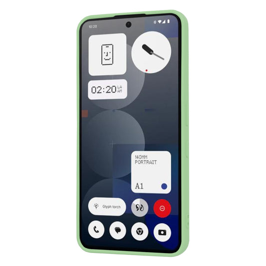 Deksel til Nothing Phone (3a) Pro, Techsuit, SoftFlex, Lys grønn