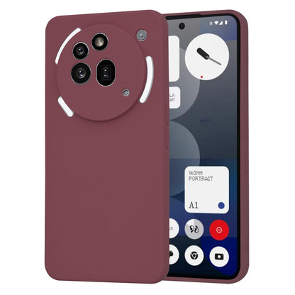 Deksel til Nothing Phone (3a) Pro, Techsuit, SoftFlex, Burgunder