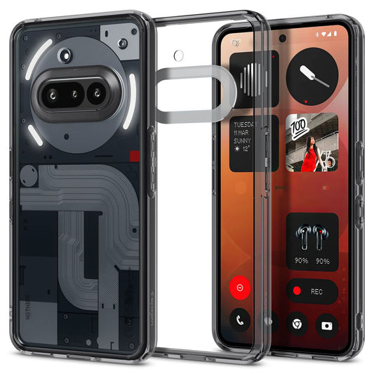 Deksel til Nothing Phone (3a), Spigen, Ultra Hybrid, Røykfarget ACS09373
