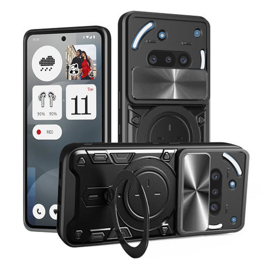 Deksel for Nothing Phone (3a), Techsuit, CamGuard Pro, Svart