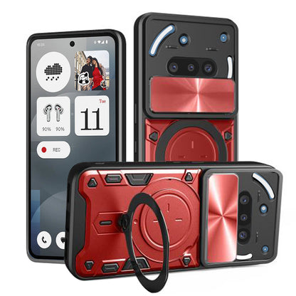 Deksel til Nothing Phone (3a), Techsuit, CamGuard Pro, Rød