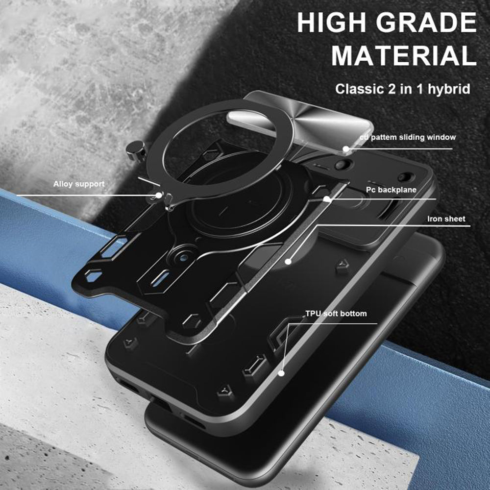 Deksel til Nothing Phone (3a), Techsuit, CamGuard Pro, Rød