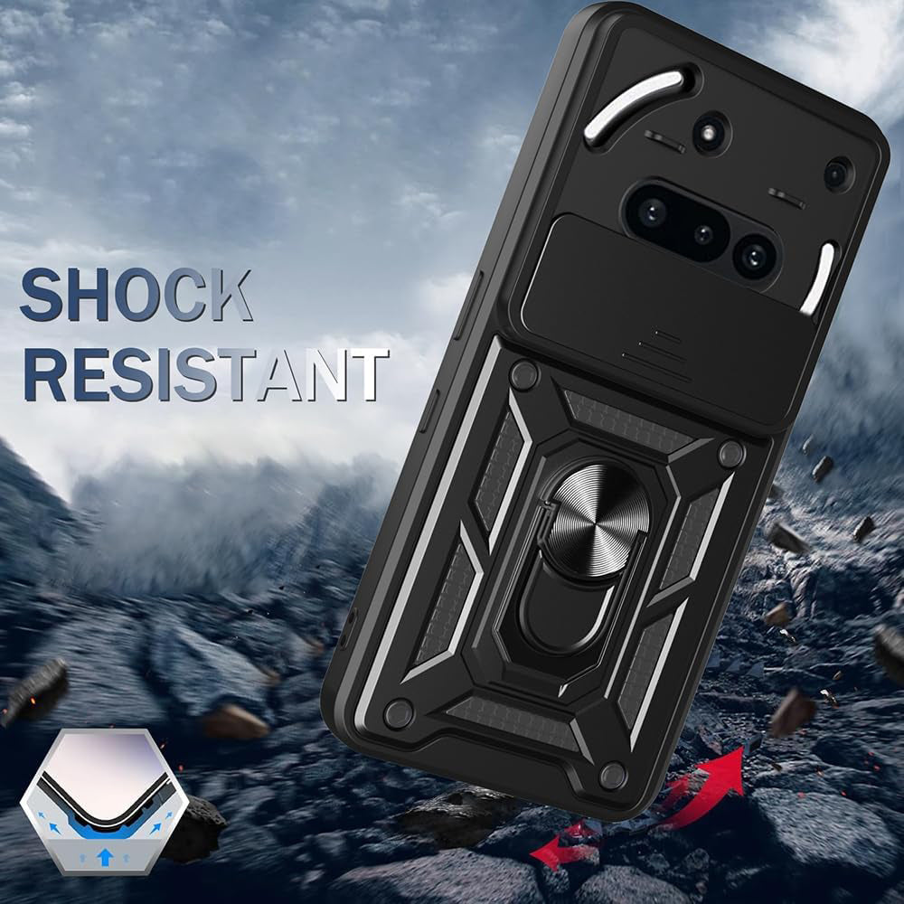 Deksel til Nothing Phone (3a), Techsuit, CamShield, Rosa