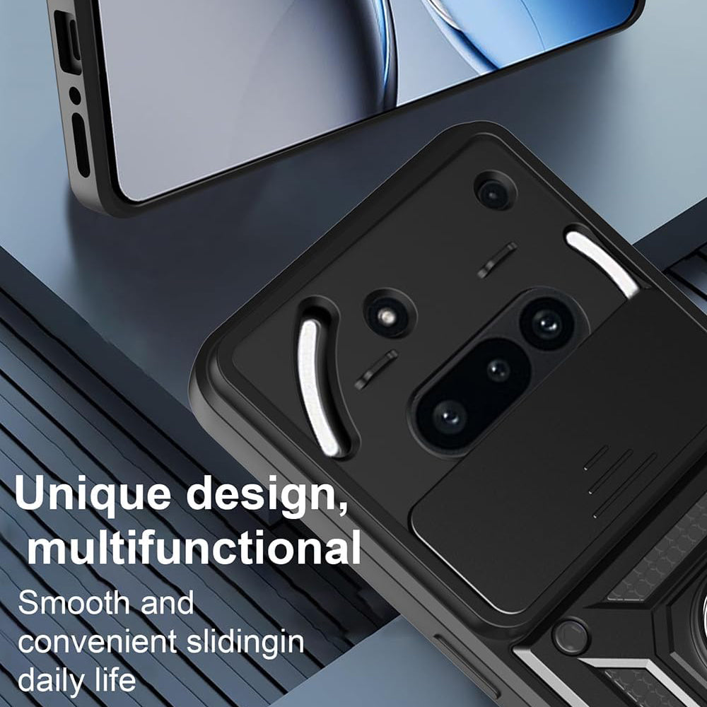 Deksel til Nothing Phone (3a), Techsuit, CamShield, Grønn