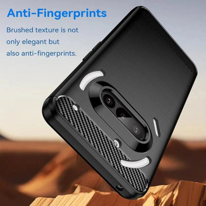Deksel til Nothing Phone (3a), Techsuit, karbon, blå