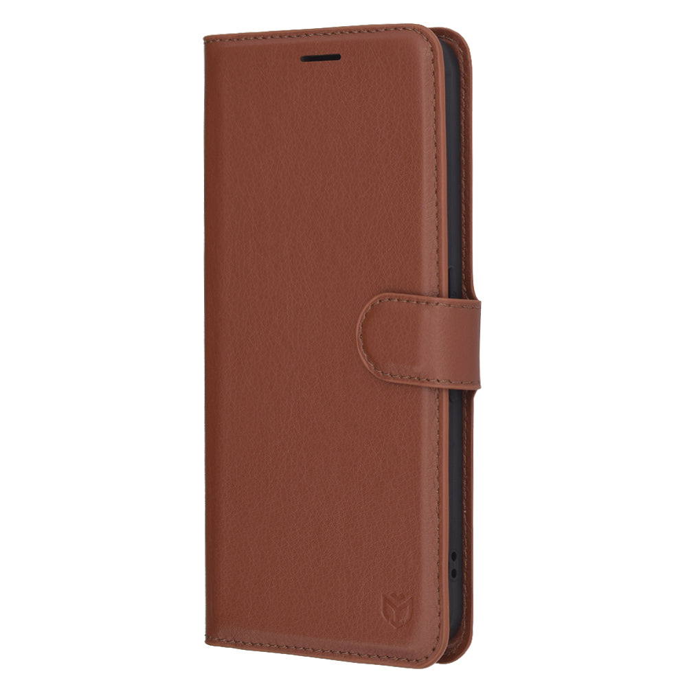 Deksel for Nothing Phone (3a), Techsuit, Leather Folio, Brun