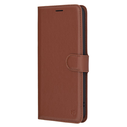 Deksel for Nothing Phone (3a), Techsuit, Leather Folio, Brun