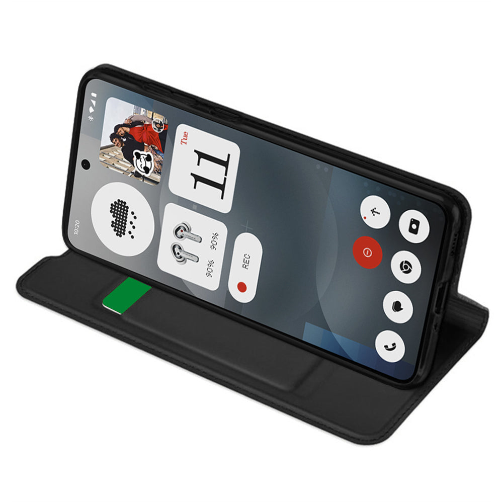 Deksel til Nothing Phone (3a), Techsuit, Magskin Book, Svart