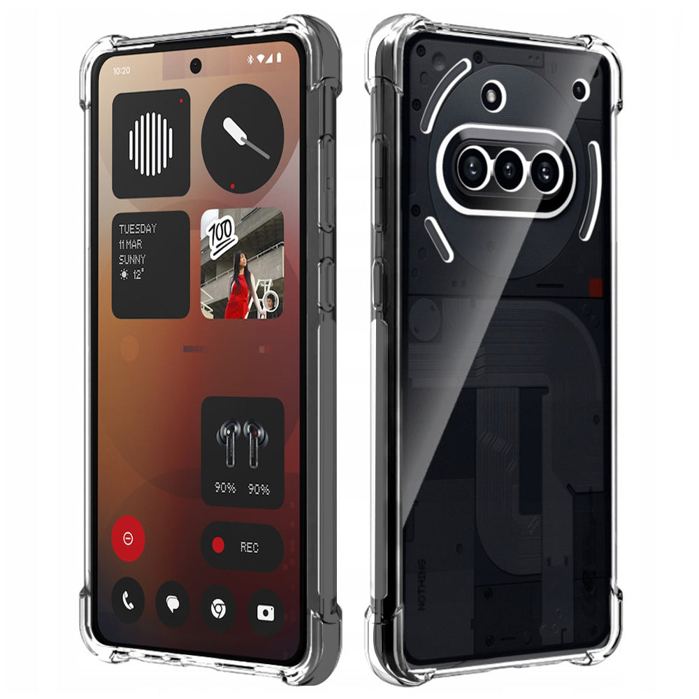 Deksel for Nothing Phone (3a), Techsuit, Støtsikker Klar, Transparent