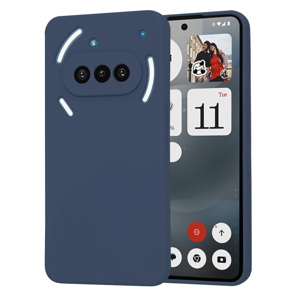Deksel til Nothing Phone (3a), Techsuit, SoftFlex, Marineblå